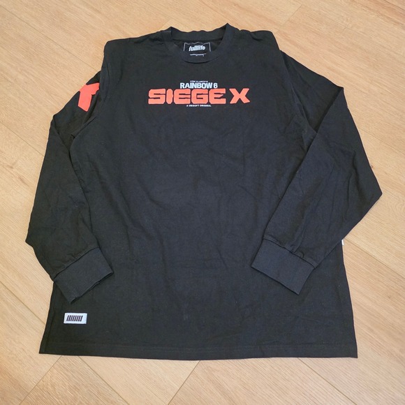 Full Life Other - Rainbow 6 Siege X Long Sleeve T-Shirt Event STAFF Size XL 100% Organic Cotton